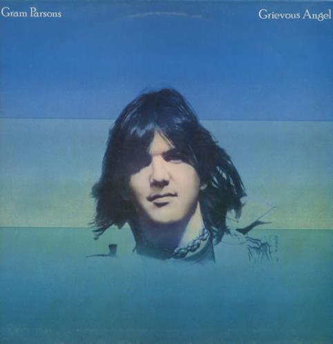 Gram Parsons Grievous Angel - 1st vinyl LP album (LP record) UK GRMLPGR161282
