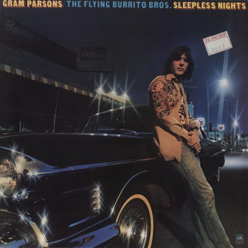 Gram Parsons Sleepless Nights - Price Sticker vinyl LP album (LP record) UK GRMLPSL882583