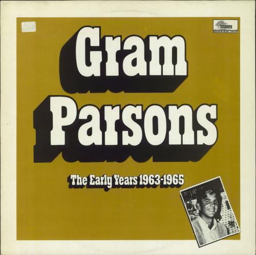 Gram Parsons The Early Years 1963-1965 vinyl LP album (LP record) UK GRMLPTH825806