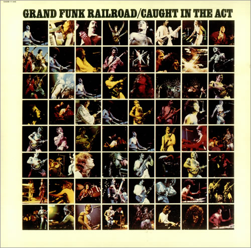 Grand Funk Railroad Caught In The Act 2-LP vinyl record set (Double LP Album) US GFR2LCA446547