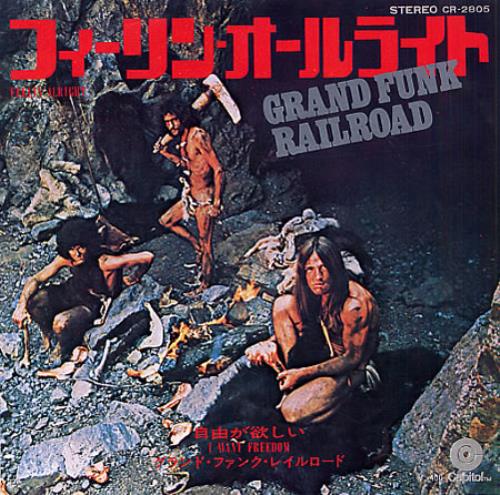 Grand Funk Railroad Feelin' Alright 7" vinyl single (7 inch record / 45) Japanese GFR07FE335192