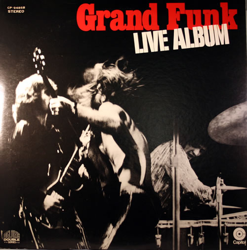 Grand Funk Railroad Live Album + Poster 2-LP vinyl record set (Double LP Album) Japanese GFR2LLI563576
