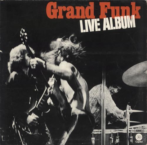 Grand Funk Railroad Live Album - VG 2-LP vinyl record set (Double LP Album) UK GFR2LLI500427