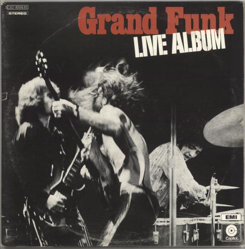 Grand Funk Railroad Live Album 2-LP vinyl record set (Double LP Album) Italian GFR2LLI727047
