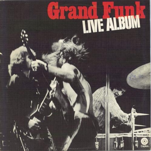 Grand Funk Railroad Live Album 2-LP vinyl record set (Double LP Album) South African GFR2LLI792903