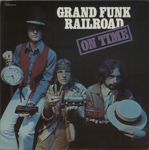 Grand Funk Railroad On Time vinyl LP album (LP record) US GFRLPON586542