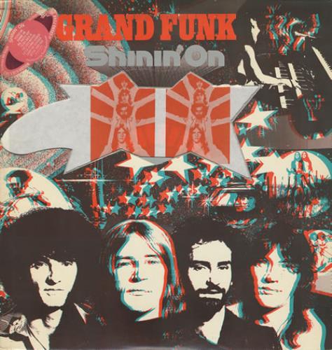 Grand Funk Railroad Shinin' On vinyl LP album (LP record) UK GFRLPSH210955