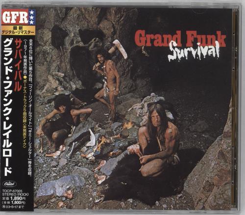 Grand Funk Railroad Survival CD album (CDLP) Japanese GFRCDSU711433