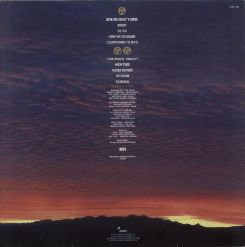 Grand Prix Samurai vinyl LP album (LP record) UK GRXLPSA467088