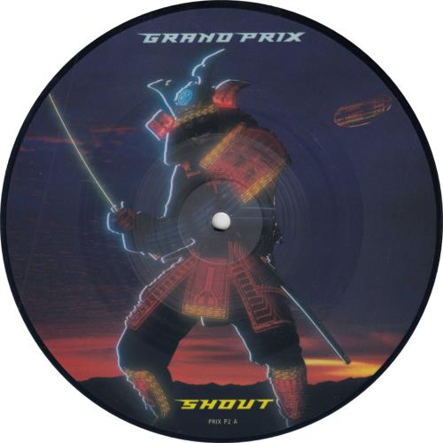 Grand Prix Shout 7" vinyl picture disc (7 inch picture disc single) UK GRX7PSH465419