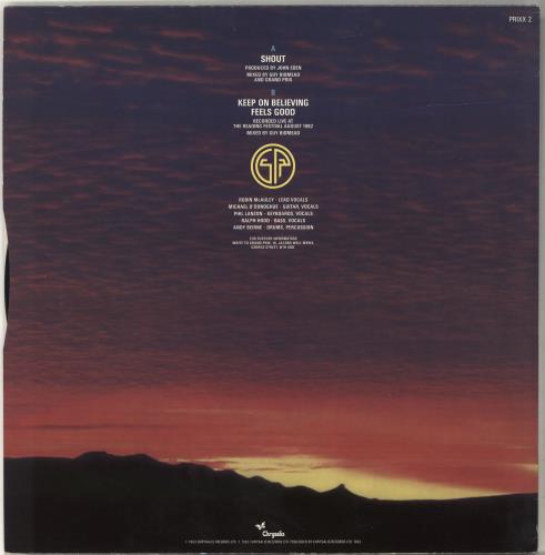 Grand Prix Shout 12" vinyl single (12 inch record / Maxi-single) UK GRX12SH701133