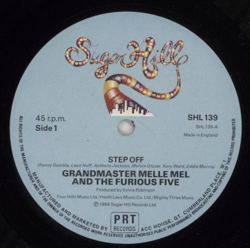 Grandmaster Flash Step Off 12" vinyl single (12 inch record / Maxi-single) UK GMM12ST52709