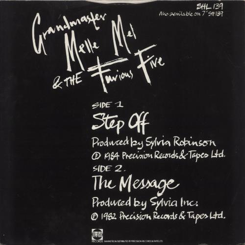 Grandmaster Flash Step Off 12" vinyl single (12 inch record / Maxi-single) UK GMM12ST52709