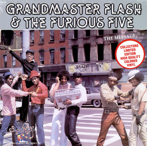 Grandmaster Flash The Message vinyl LP album (LP record) US GMMLPTH460909