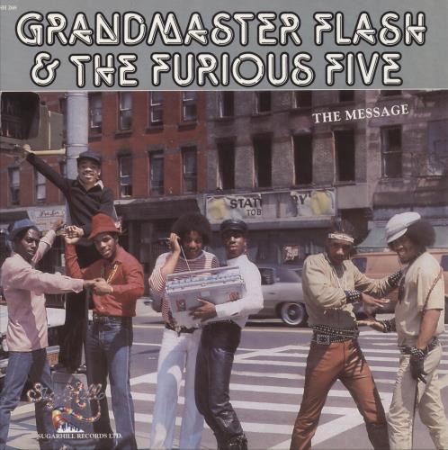 Grandmaster Flash The Message vinyl LP album (LP record) US GMMLPTH460910