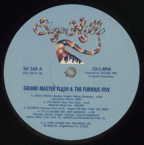 Grandmaster Flash The Message vinyl LP album (LP record) US GMMLPTH460910