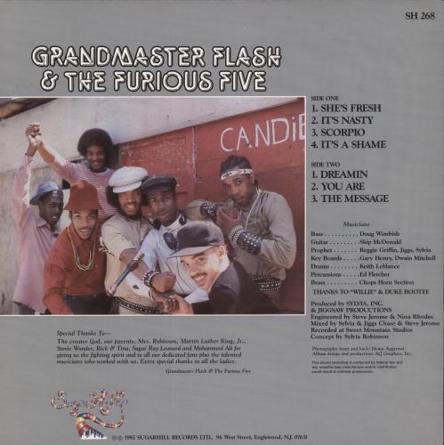 Grandmaster Flash The Message vinyl LP album (LP record) US GMMLPTH460910