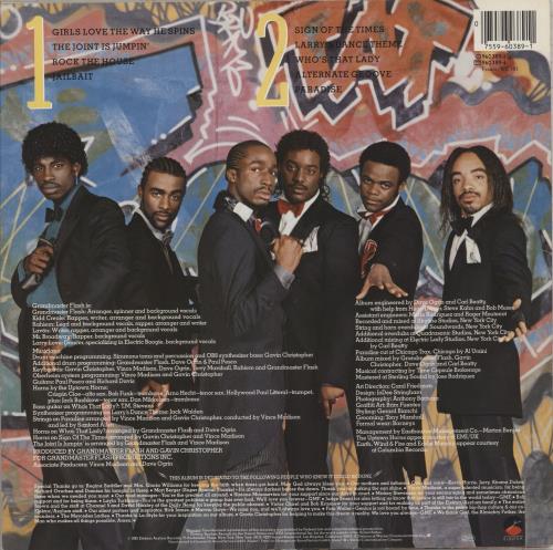 Grandmaster Flash They Said It Couldn't Be Done vinyl LP album (LP record) German GMMLPTH874189