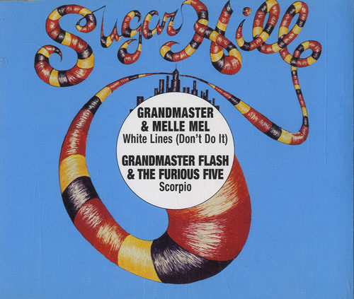 Grandmaster Flash White Lines CD single (CD5 / 5") UK GMMC5WH207154