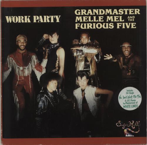Grandmaster Flash Work Party vinyl LP album (LP record) UK GMMLPWO657374