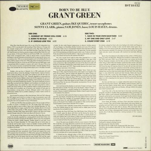 Grant Green Born To Be Blue vinyl LP album (LP record) French GR-LPBO770697