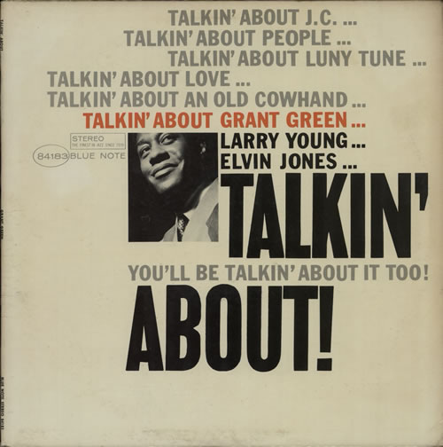 Grant Green Talkin' About - Division Of Liberty vinyl LP album (LP record) US GR-LPTA597816