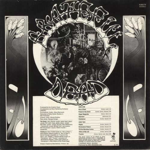 Grateful Dead American Beauty - 3rd - Green Label vinyl LP album (LP record) UK GRDLPAM745624