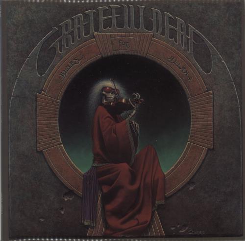 Grateful Dead Blues For Allah - tan label vinyl LP album (LP record) UK GRDLPBL686454