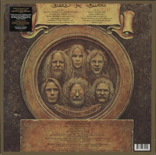 Grateful Dead Blues For Allah vinyl LP album (LP record) UK GRDLPBL882390