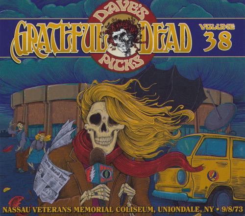 Grateful Dead Dave's Picks Volume 38: Nassau Veterans Memorial Coliseum, Uniondale, NY 9/8/73 + Bonus Disc 4-CD album set US GRD4CDA790483
