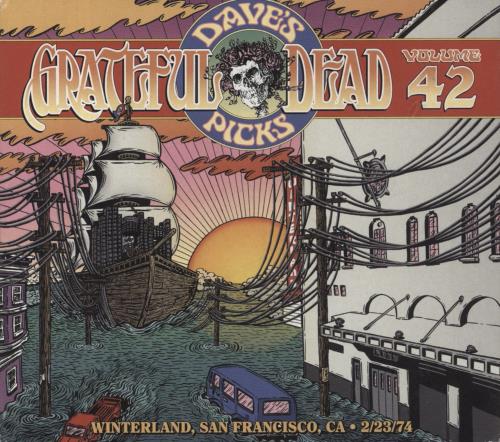 Grateful Dead Dave's Picks, Volume 42 (Winterland, San Francisco, CA - 2/23/74) + Bonus Disc 4-CD album set US GRD4CDA847518