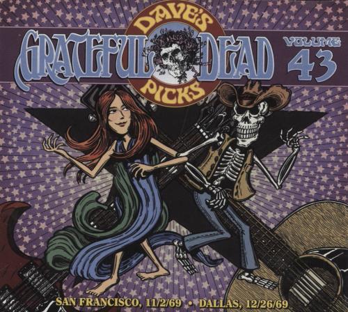 Grateful Dead Dave's Picks, Volume 43 (San Francisco, 11/2/69 Dallas, 12/26/69) 3-CD album set (Triple CD) US GRD3CDA847516