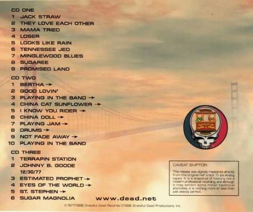 Grateful Dead Dick's Picks Volume Ten 3-CD album set (Triple CD) US GRD3CDI755218