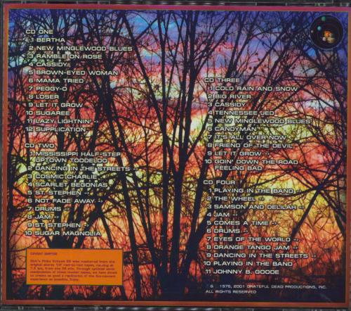 Grateful Dead Dick's Picks Volume Twenty 4-CD album set US GRD4CDI757006