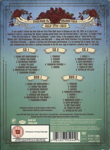 Grateful Dead Fare Thee Well - CD/DVD Set 2-disc CD/DVD set UK GRD2DFA876402