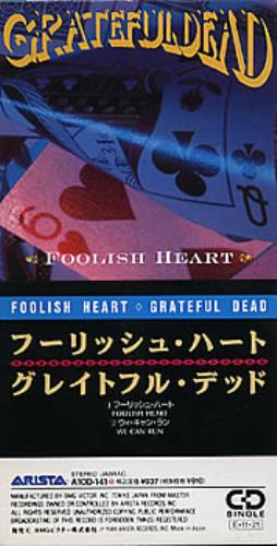 Grateful Dead Foolish Heart 3" CD single (CD3) Japanese GRDC3FO291738