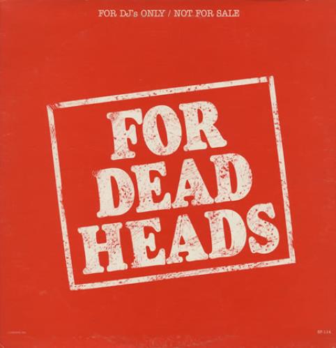 Grateful Dead For Dead Heads vinyl LP album (LP record) US GRDLPFO368389