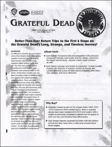 Grateful Dead Grateful Dead CD single (CD5 / 5") US GRDC5GR239935