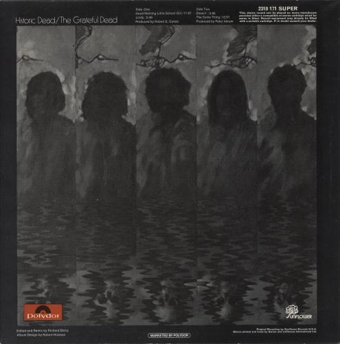 Grateful Dead Historic Dead vinyl LP album (LP record) UK GRDLPHI132244