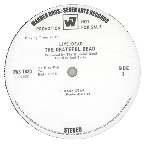 Grateful Dead Live/Dead - 1st + Booklet 2-LP vinyl record set (Double LP Album) US GRD2LLI523947
