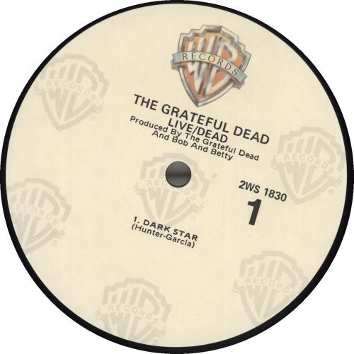 Grateful Dead Live/Dead 2-LP vinyl record set (Double LP Album) US GRD2LLI692054