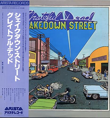 Grateful Dead Shakedown Street vinyl LP album (LP record) Japanese GRDLPSH289057
