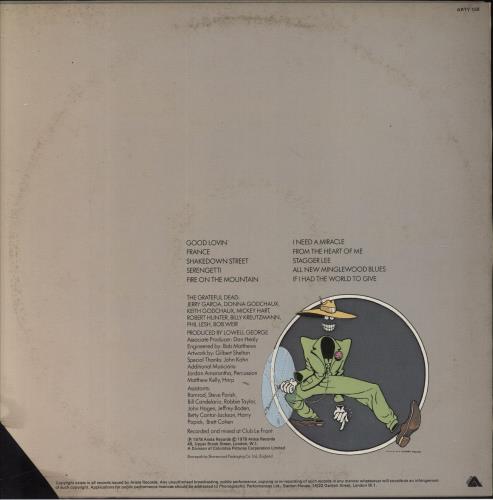 Grateful Dead Shakedown Street vinyl LP album (LP record) UK GRDLPSH337045