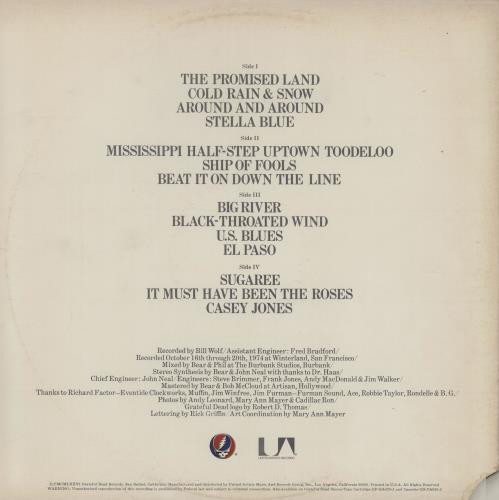 Grateful Dead Steal Your Face 2-LP vinyl record set (Double LP Album) US GRD2LST762878