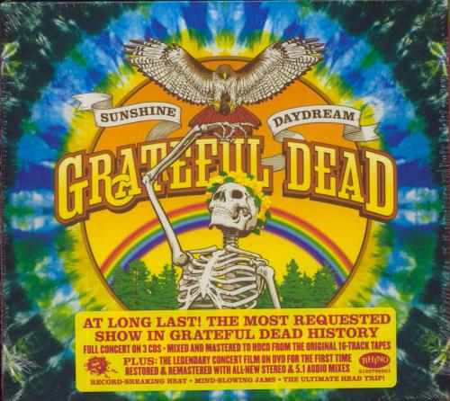 Grateful Dead Sunshine Daydream (Veneta, Oregon, August 27, 1972) - Sealed 3-disc CD/DVD Set UK GRD3DSU806773