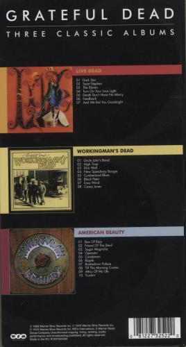 Grateful Dead Trilogy 3-CD album set (Triple CD) German GRD3CTR395735