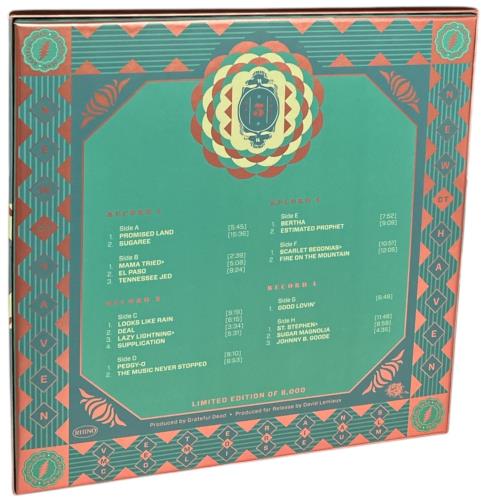 Grateful Dead Veterans Memorial Coliseum, New Haven CT 1977 - RSD BF 2024 - 180 Gram Vinyl - EX Vinyl Box Set UK GRDVXVE878352