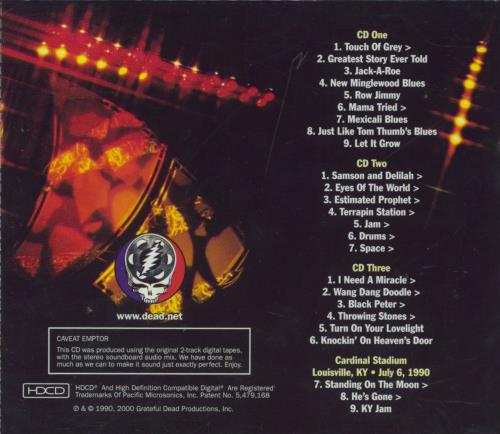 Grateful Dead View From The Vault Soundtrack 3-CD album set (Triple CD) US GRD3CVI434821