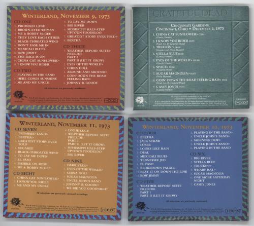 Grateful Dead Winterland 1973: The Complete Recordings + Bonus CD & Badge CD Album Box Set US GRDDXWI805074