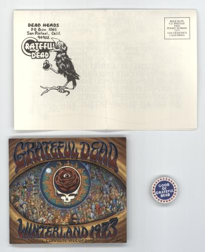 Grateful Dead Winterland 1973: The Complete Recordings + Bonus CD & Badge CD Album Box Set US GRDDXWI805074